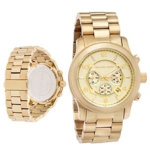 Oversized Gold Micheal Kors Watch